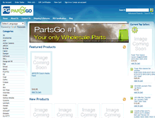 Tablet Screenshot of partsgo.com